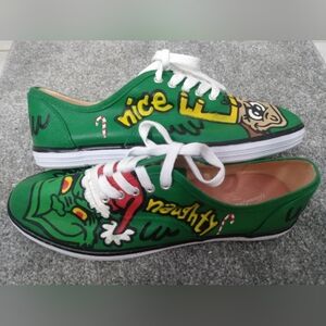 Grinch Handpainted shoes